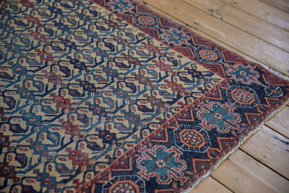 3.5x4.5 Antique Afshar Square Rug
