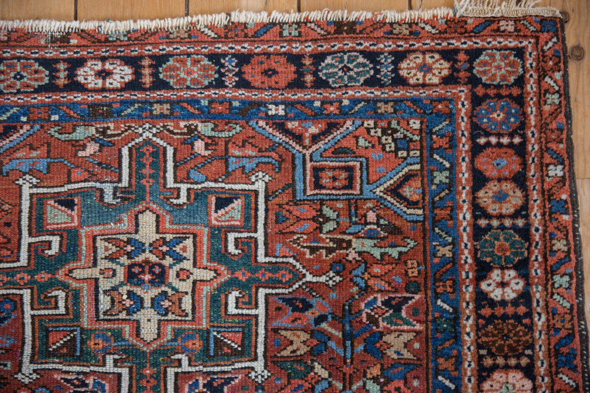 3.5x4.5 Vintage Karaja Square Rug