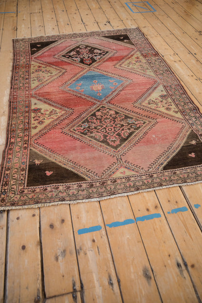 4x6.5 Vintage Fine Distressed Malayer Rug