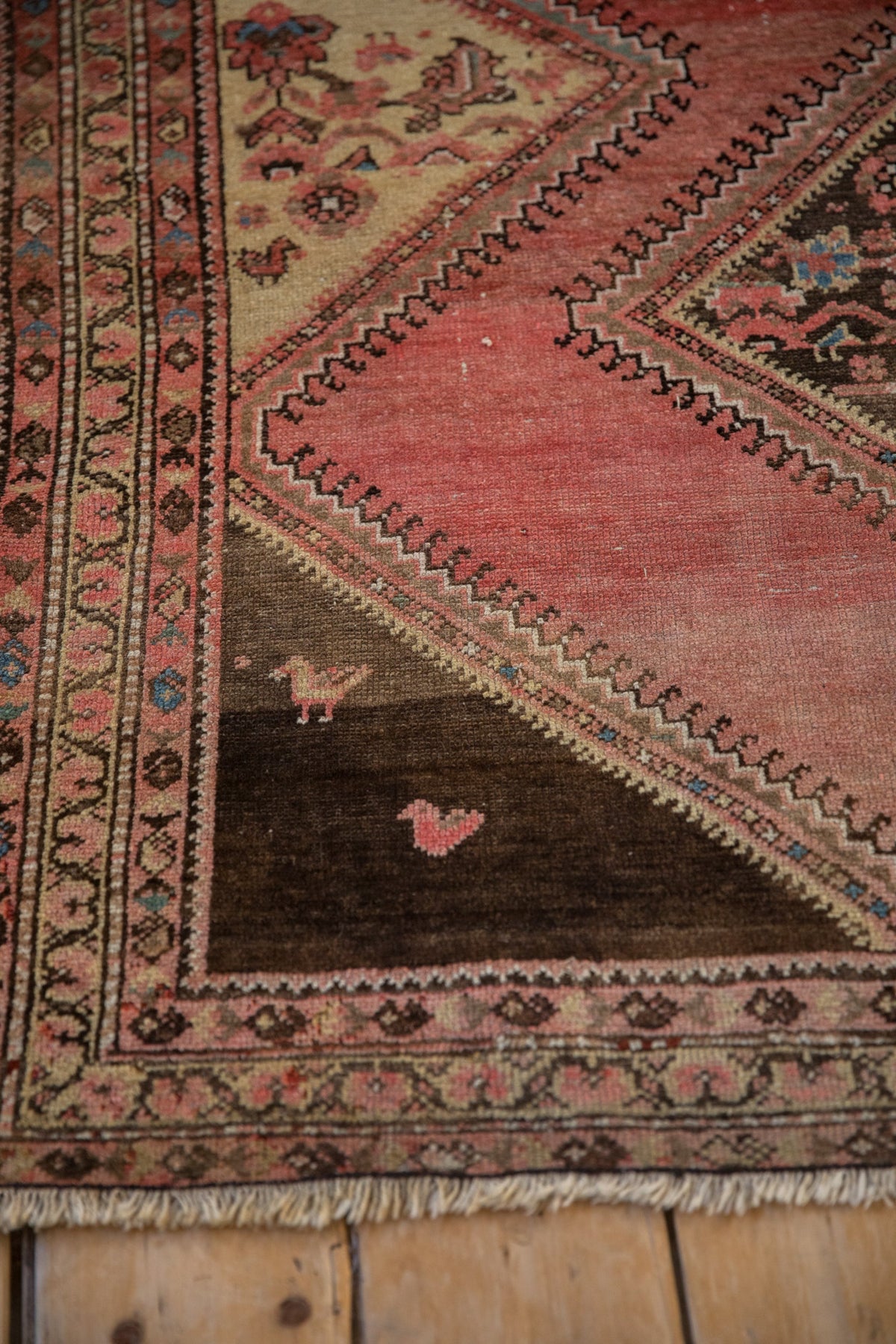 4x6.5 Vintage Fine Distressed Malayer Rug