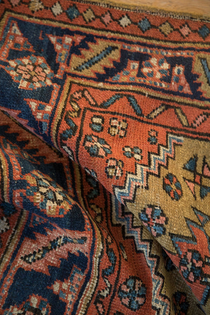 2.5x4.5 Antique Heriz Rug
