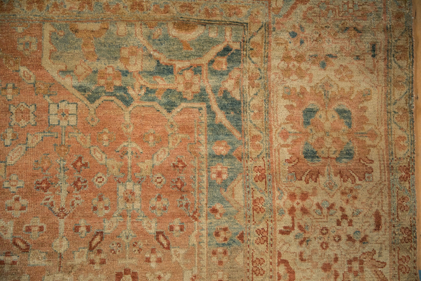 7x16.5 Vintage Fine Distressed Malayer Carpet
