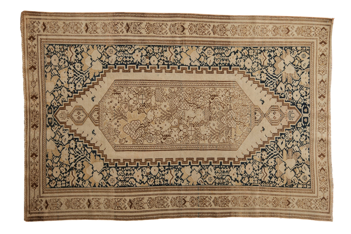 4.5x6.5 Antique Distressed Malayer Rug