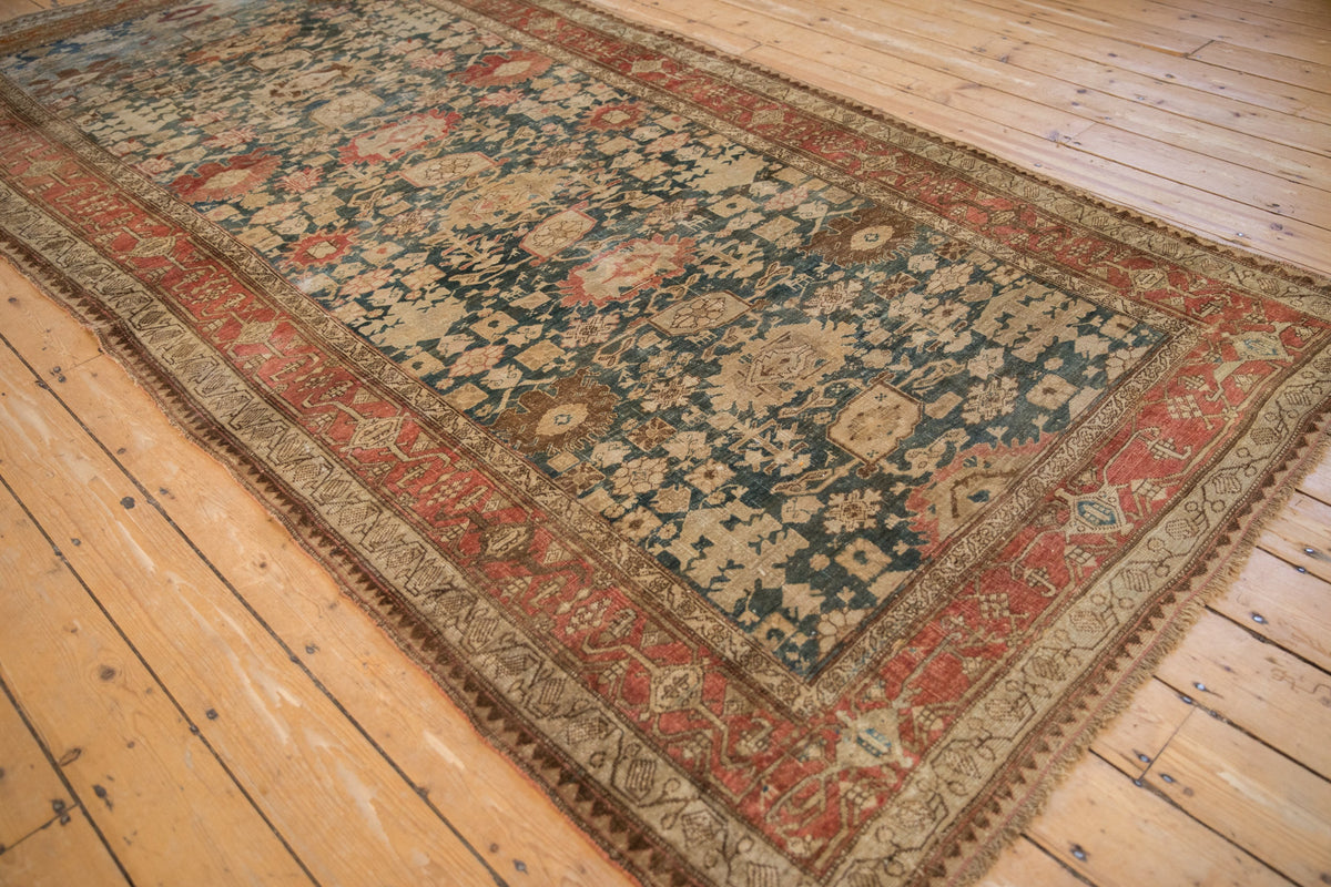 5.5x11 Antique Fine Distressed Bijar Rug Runner