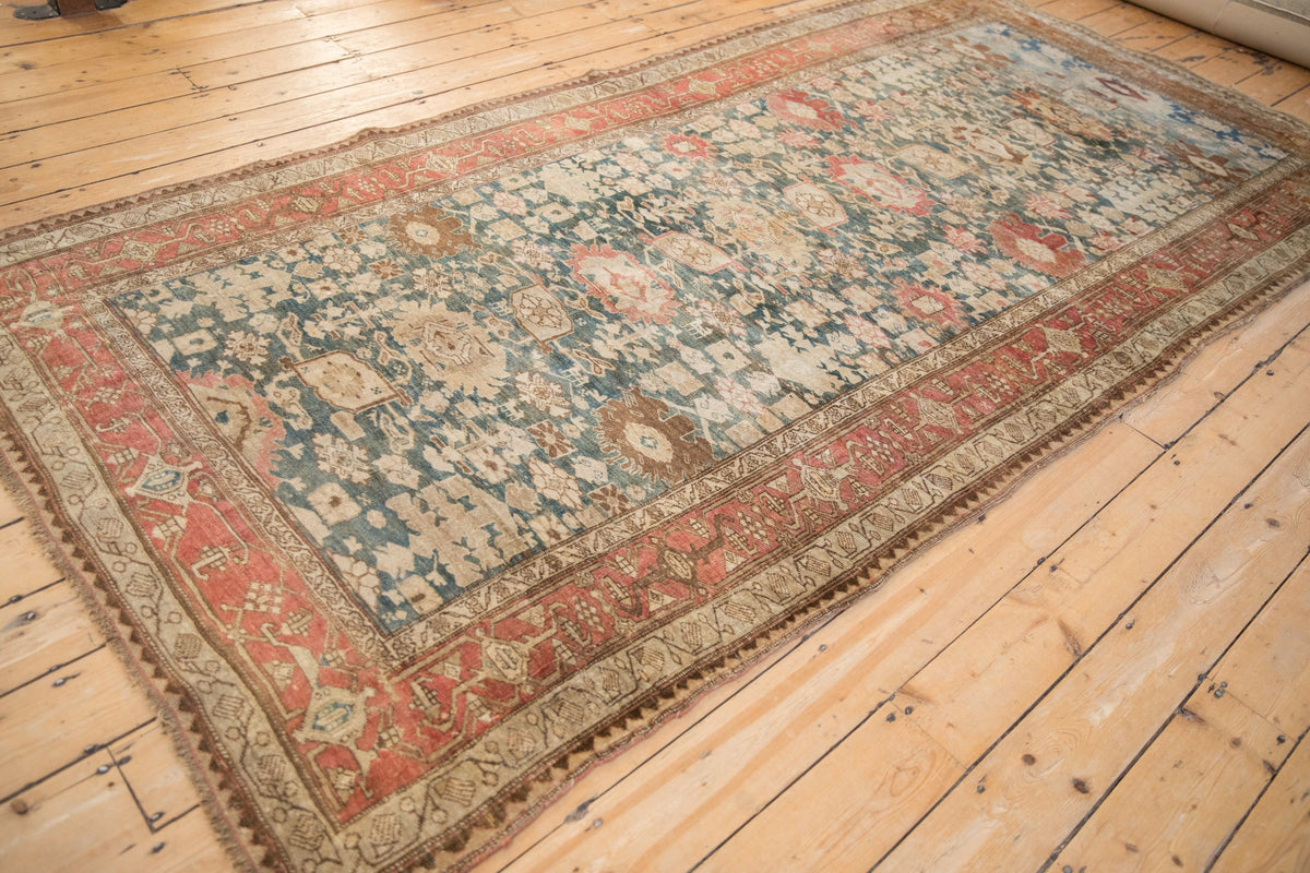 5.5x11 Antique Fine Distressed Bijar Rug Runner