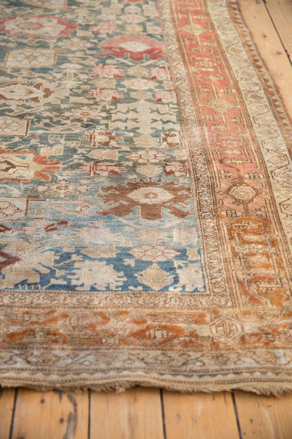 5.5x11 Antique Fine Distressed Bijar Rug Runner