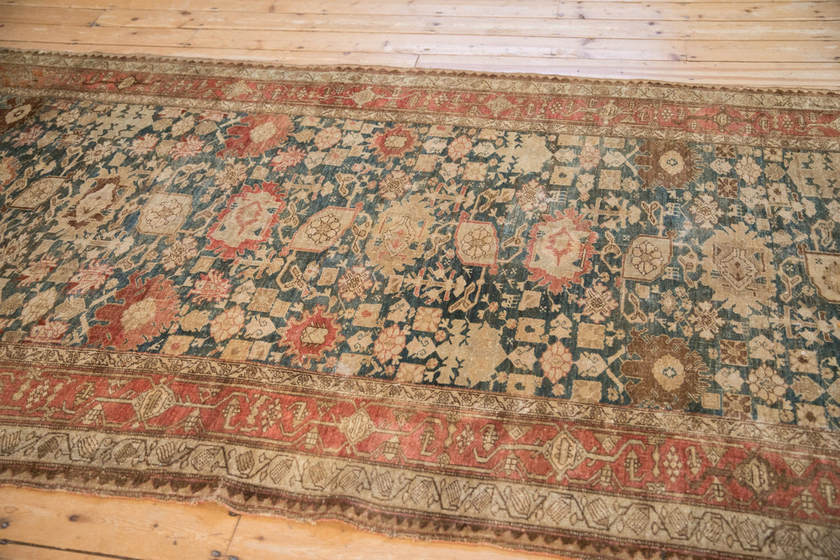 5.5x11 Antique Fine Distressed Bijar Rug Runner