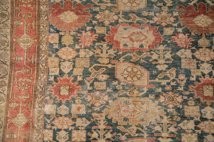 5.5x11 Antique Fine Distressed Bijar Rug Runner