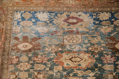 5.5x11 Antique Fine Distressed Bijar Rug Runner
