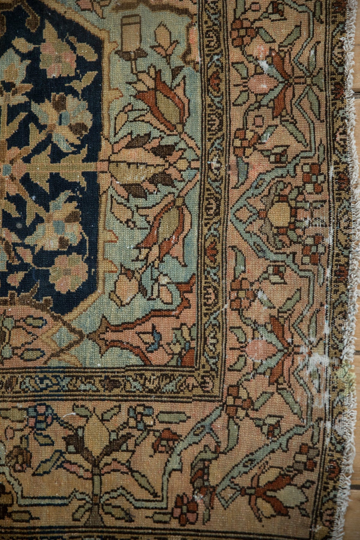 4.5x6 Antique Fine Tea Washed Malayer Rug