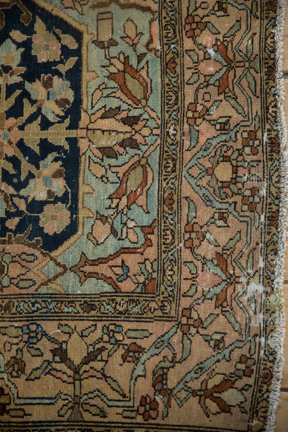4.5x6 Antique Fine Tea Washed Malayer Rug