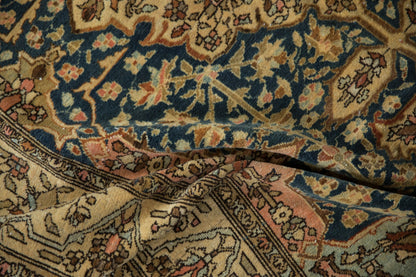 4.5x6 Antique Fine Tea Washed Malayer Rug