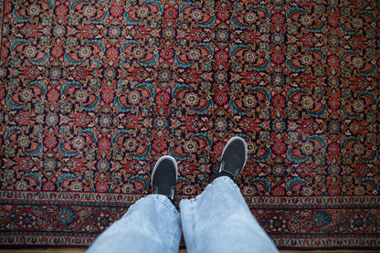 4.5x7 Vintage Sarouk Rug