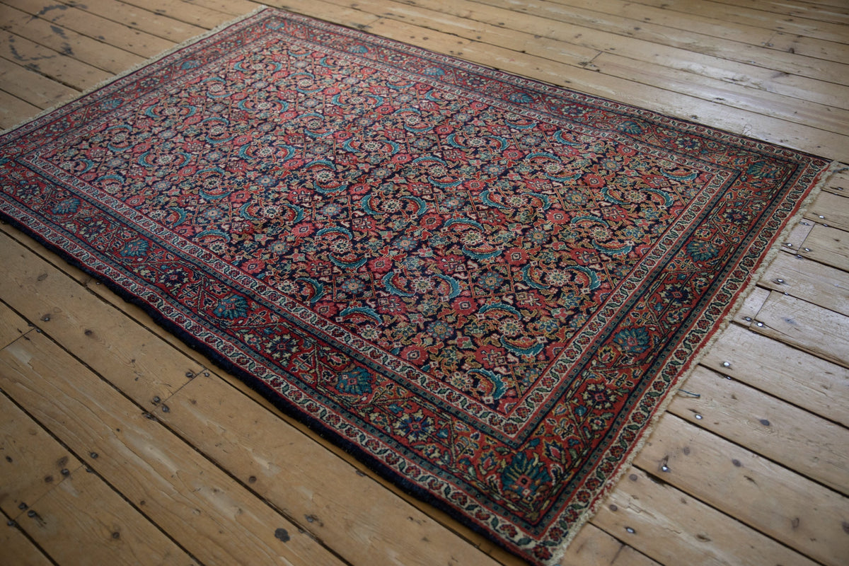 4.5x7 Vintage Sarouk Rug