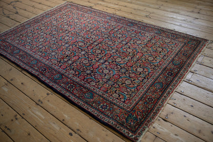 4.5x7 Vintage Sarouk Rug
