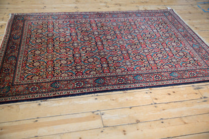 4.5x7 Vintage Sarouk Rug