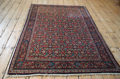 4.5x7 Vintage Sarouk Rug