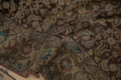 4.5x10 Antique Tea Washed Malayer Rug Runner