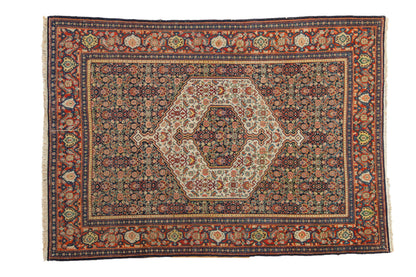 4.5x6 Vintage Senneh Rug