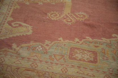 8.5x11.5 Vintage Distressed Oushak Carpet