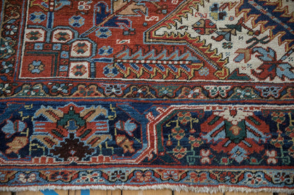 9.5x12 Vintage Heriz Carpet