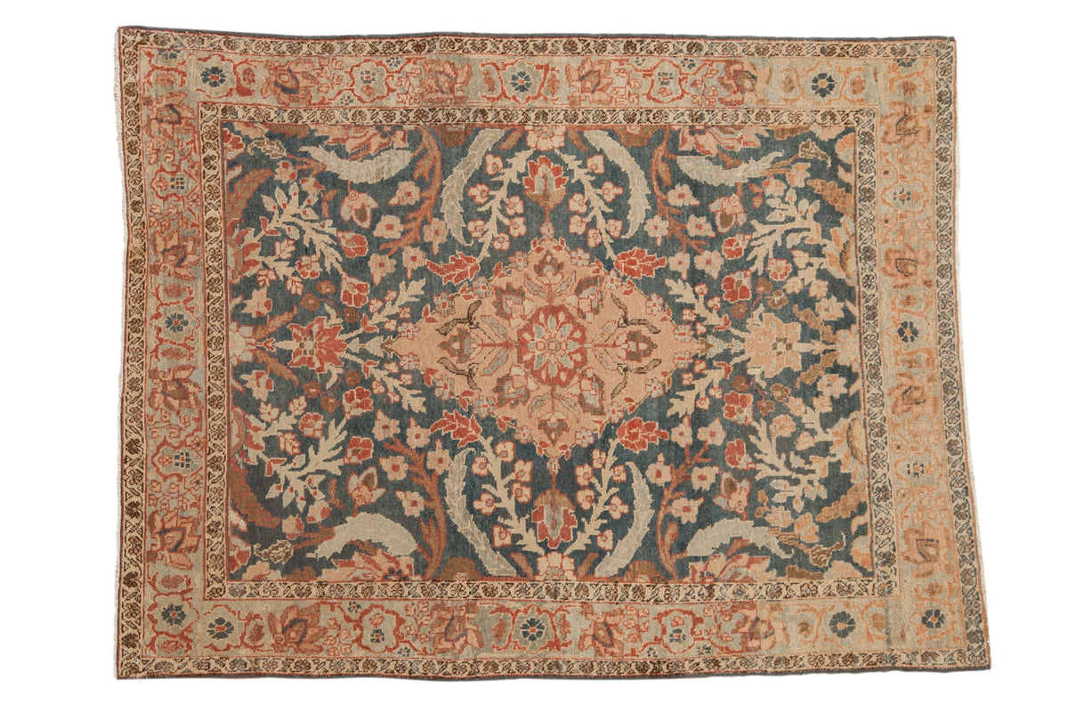 4.5x6 Vintage Distressed Tabriz Rug