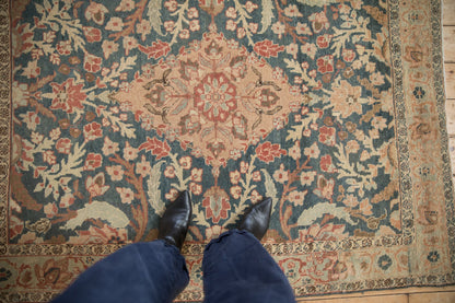 4.5x6 Vintage Distressed Tabriz Rug