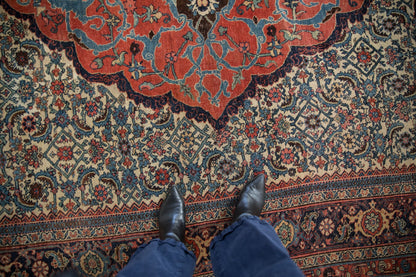 9.5x15 Antique Halvaie Bijar Carpet