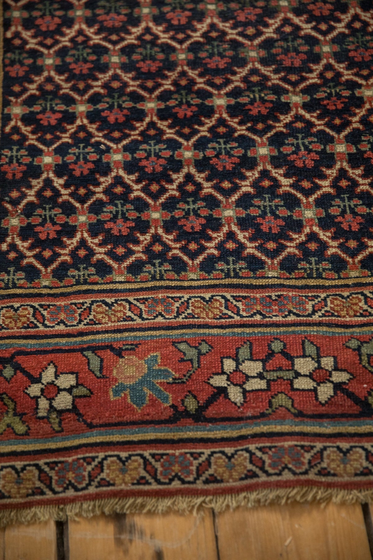 3.5x15 Antique Bijar Rug Runner