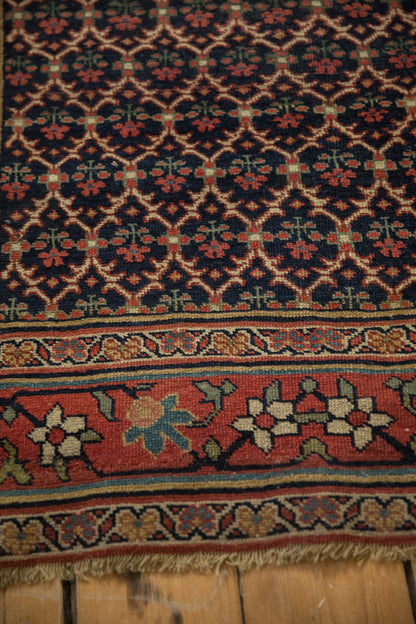 3.5x15 Antique Bijar Rug Runner