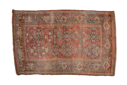 3.5x5.5 Vintage Distressed Bijar Rug