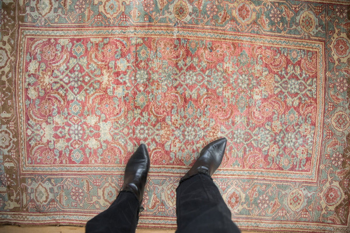 3.5x5.5 Vintage Distressed Bijar Rug