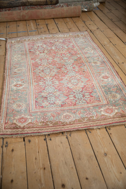 3.5x5.5 Vintage Distressed Bijar Rug