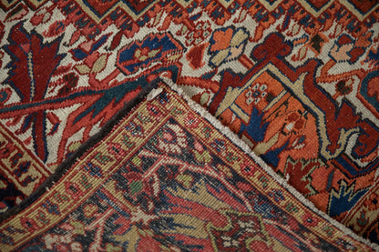 8x11.5 Vintage Heriz Carpet