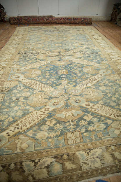 7x13 Vintage Distressed Kurdish Carpet