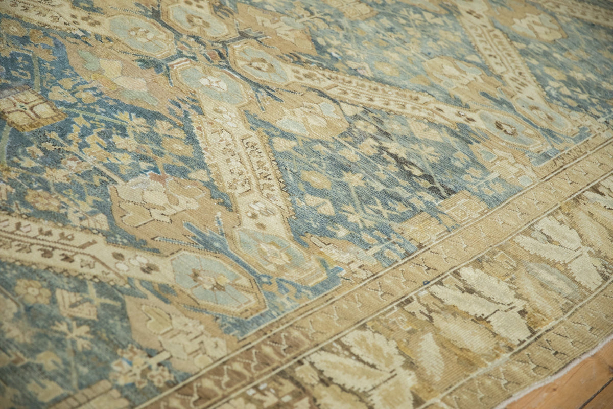7x13 Vintage Distressed Kurdish Carpet