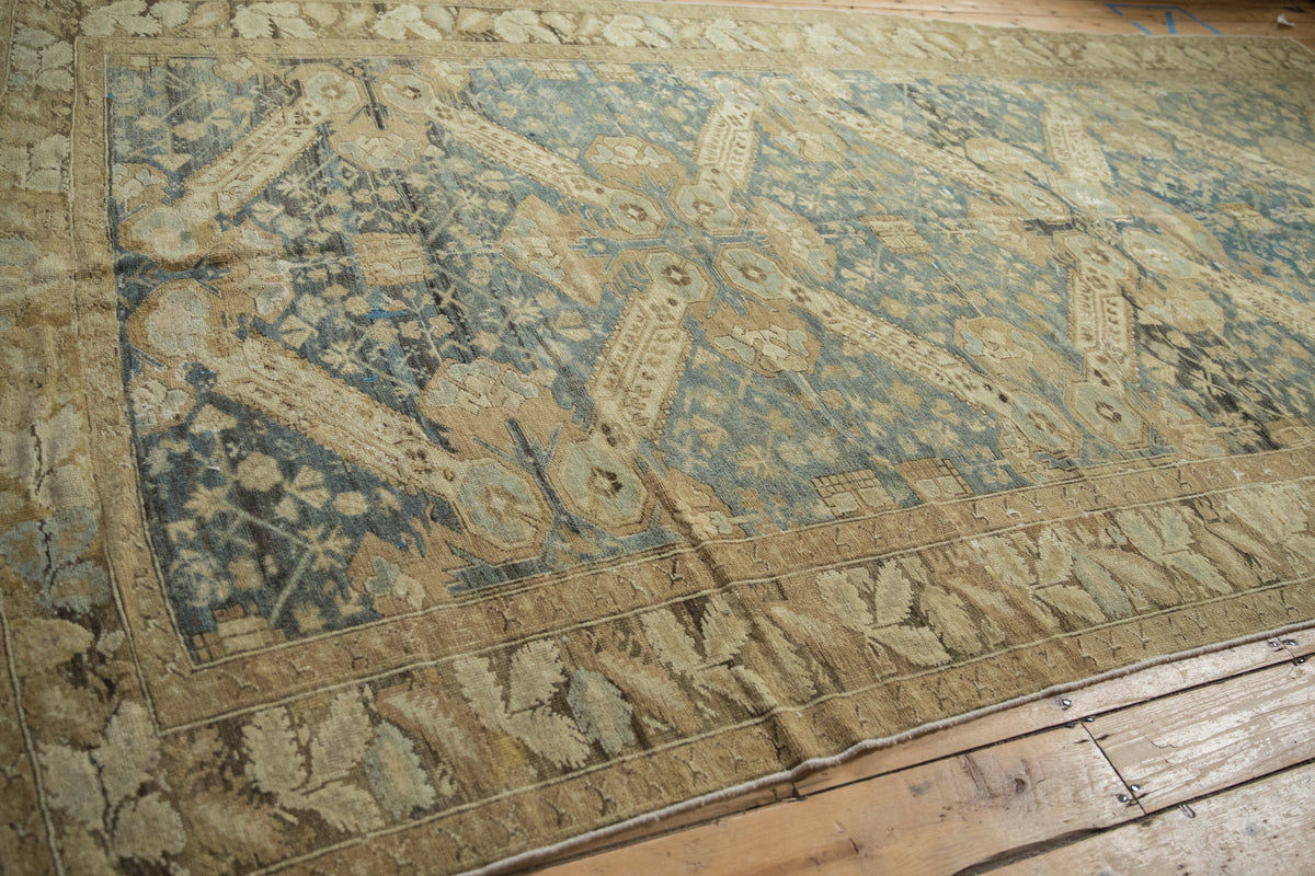 7x13 Vintage Distressed Kurdish Carpet