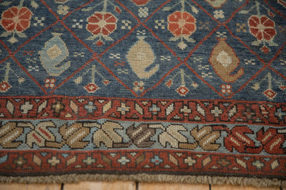 6.5x10.5 Antique Distressed Kurdish Carpet
