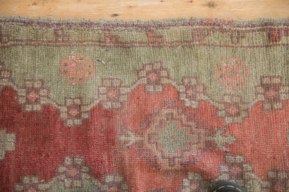 1.5x3 Antique Oushak Rug Mat