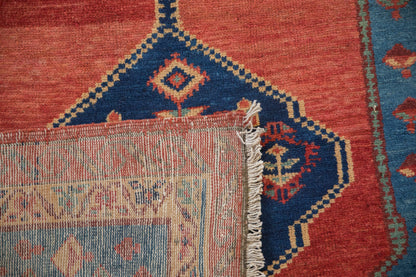 3.5x10 Antique Bakshaish Rug Runner