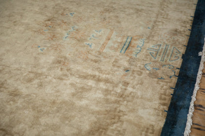 8x9.5 Antique Art Deco Carpet