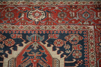 4.5x5.5 Antique Fine Karaja Square Rug