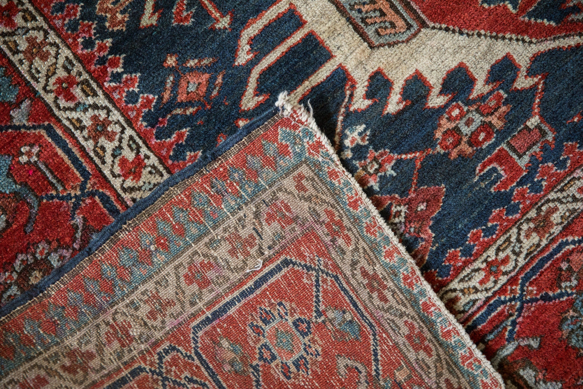 4.5x5.5 Antique Fine Karaja Square Rug