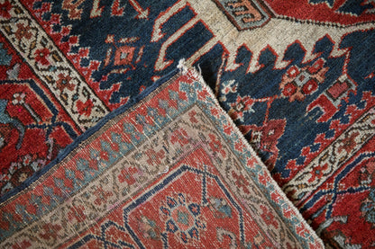 4.5x5.5 Antique Fine Karaja Square Rug