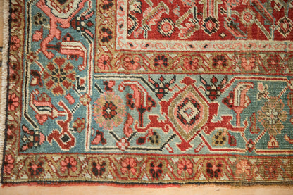 4.5x6 Antique Heriz Rug