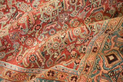 4.5x6 Antique Heriz Rug