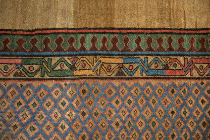 3.5x8.5 Antique Serab Rug Runner