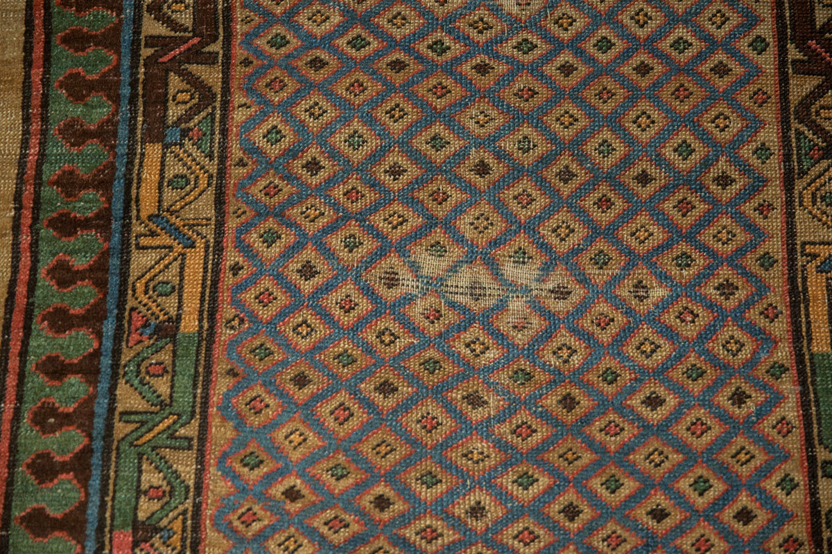 3.5x8.5 Antique Serab Rug Runner