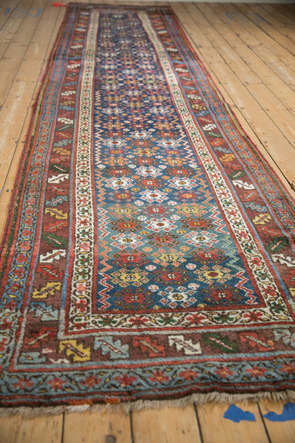 3.5x14.5 Antique Northwest Persian Rug Runner