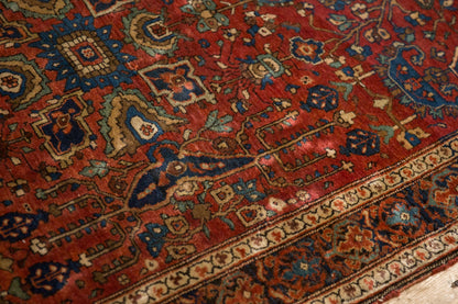 3.5x5 Antique Farahan Sarouk Rug